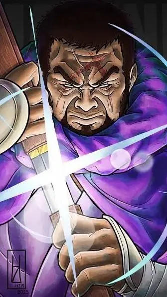 ai character: fujitora background