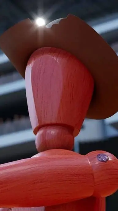 ai character: cara que some background