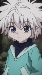 ai character: Killua pequeño⚡ background