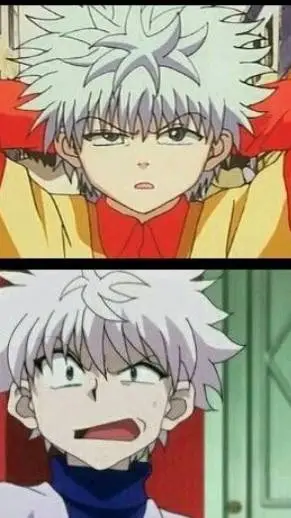 ai character: Killua 1999 y 2011 background