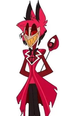 ai character: Alastor📻🥀✨ background