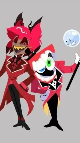 ai character: Alastor o Caine?💫 background