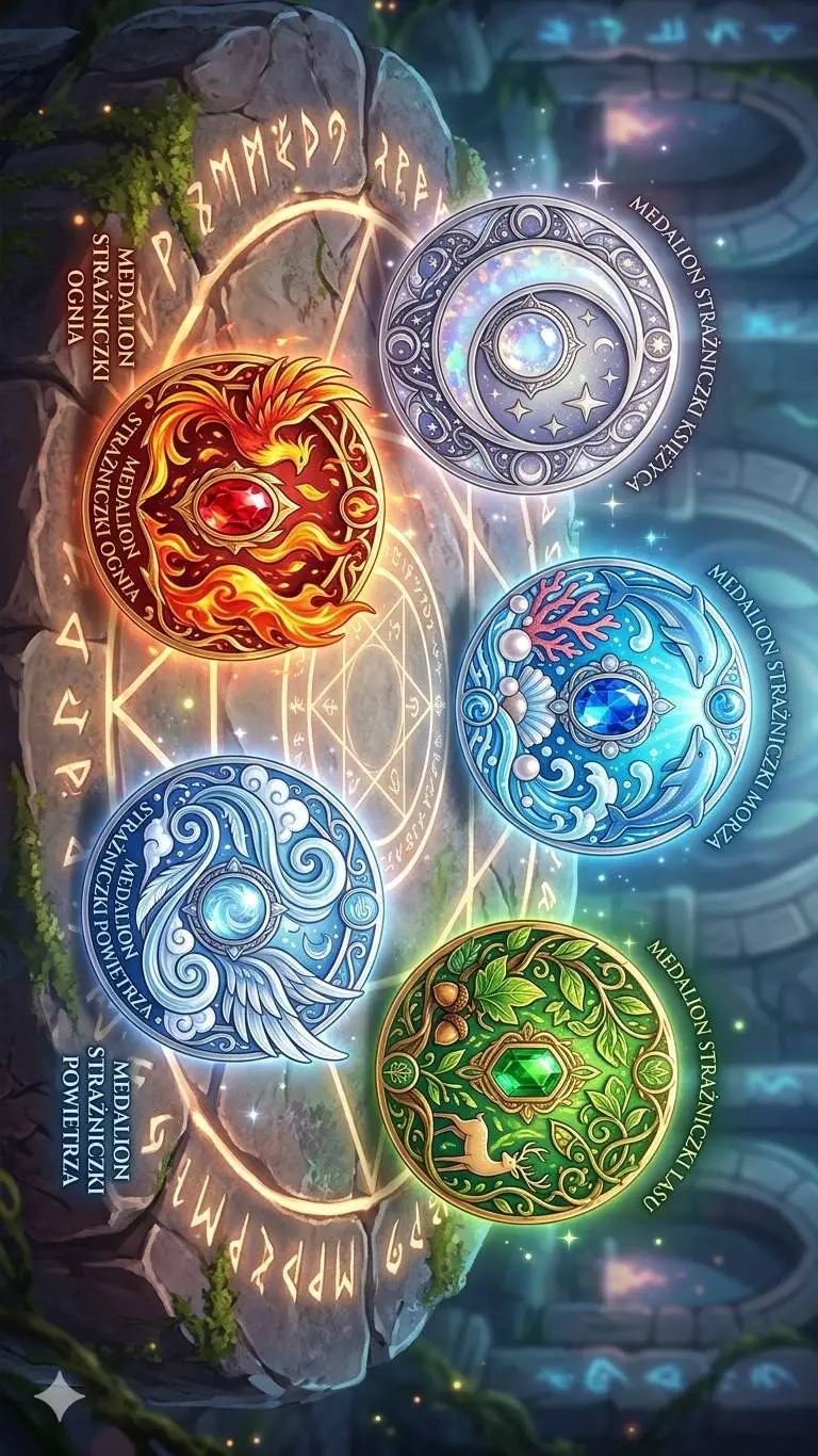 ai character: Medaliony  background