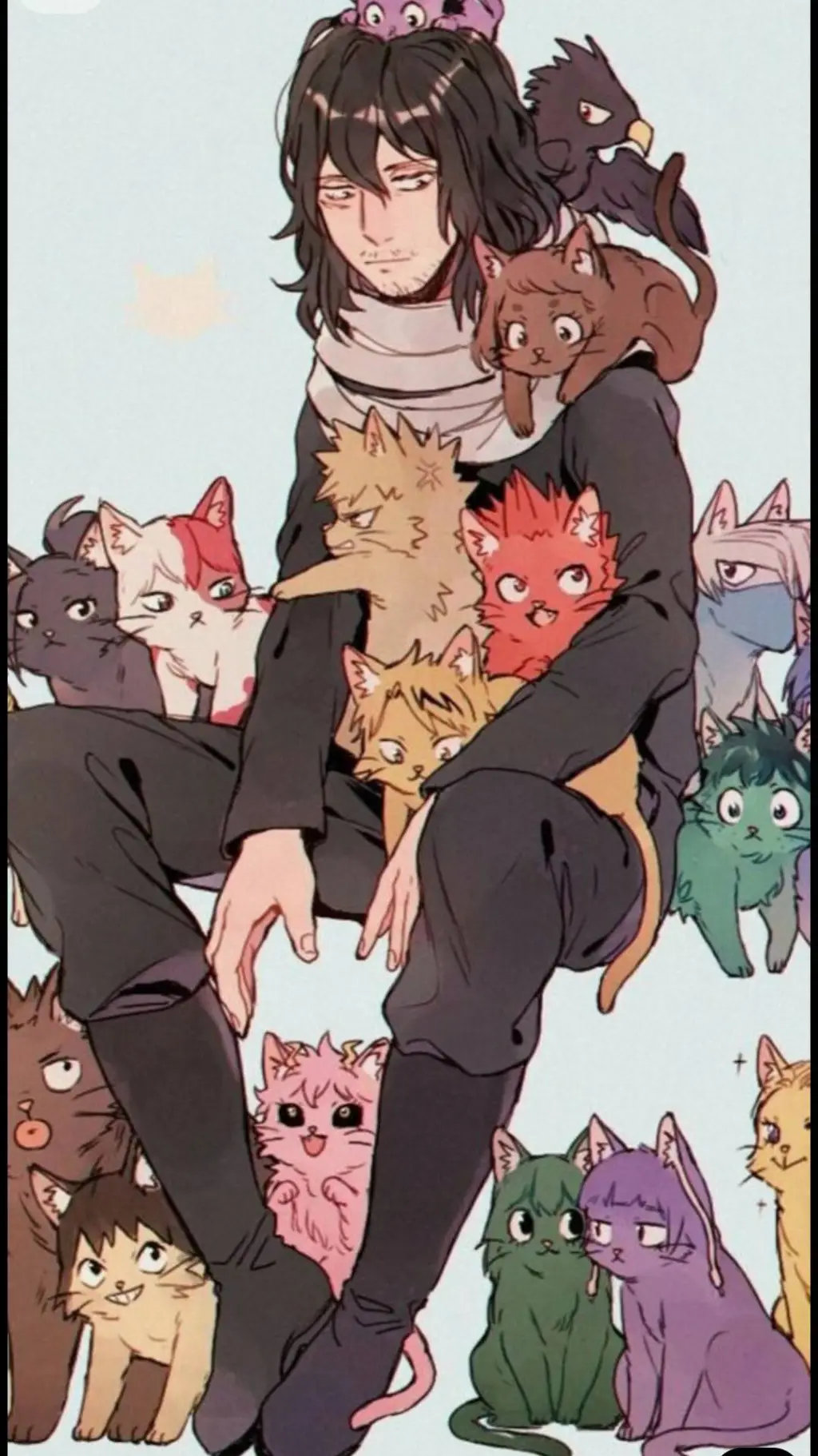 ai character: mha  background