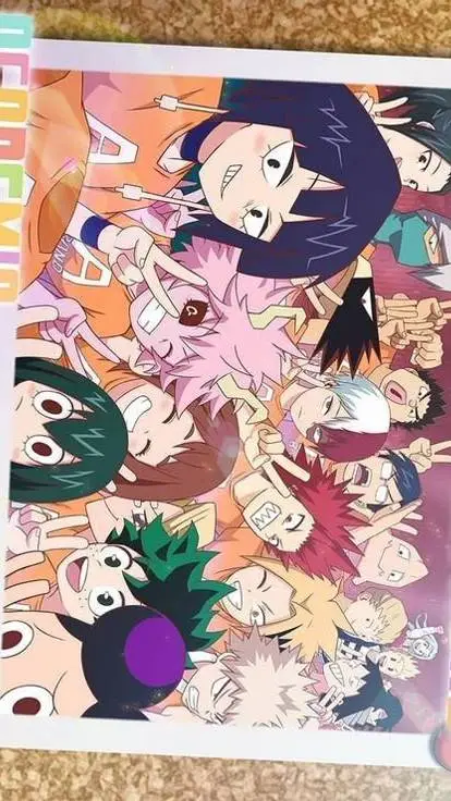 ai character: Mha urodziny  background