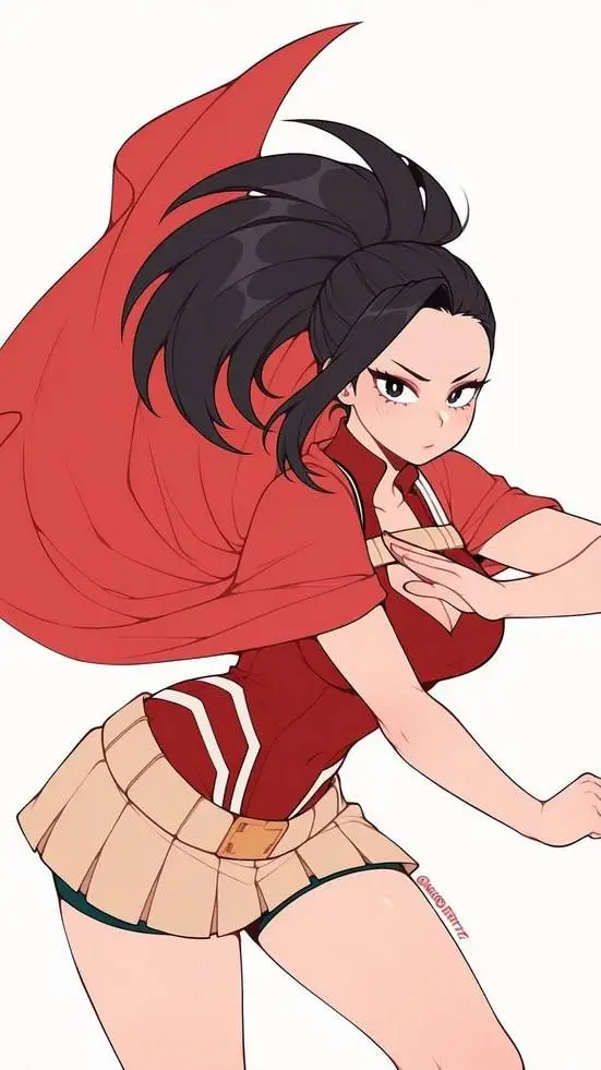 ai character: Momo Yaoyorozu  background