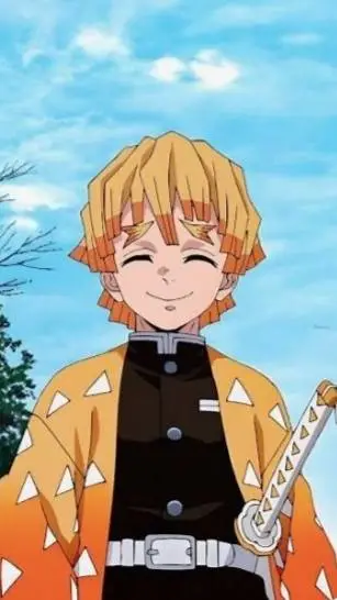 ai character: ⚡Zenitsu⚡ background