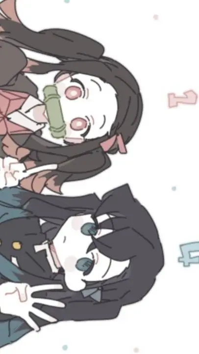 ai character: Muichiro y Nezuko  background