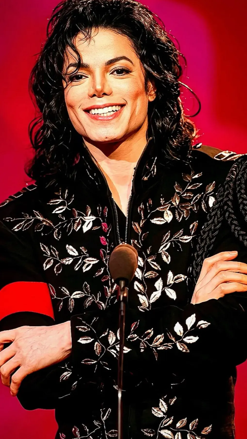 ai character: Michael Jackson  background
