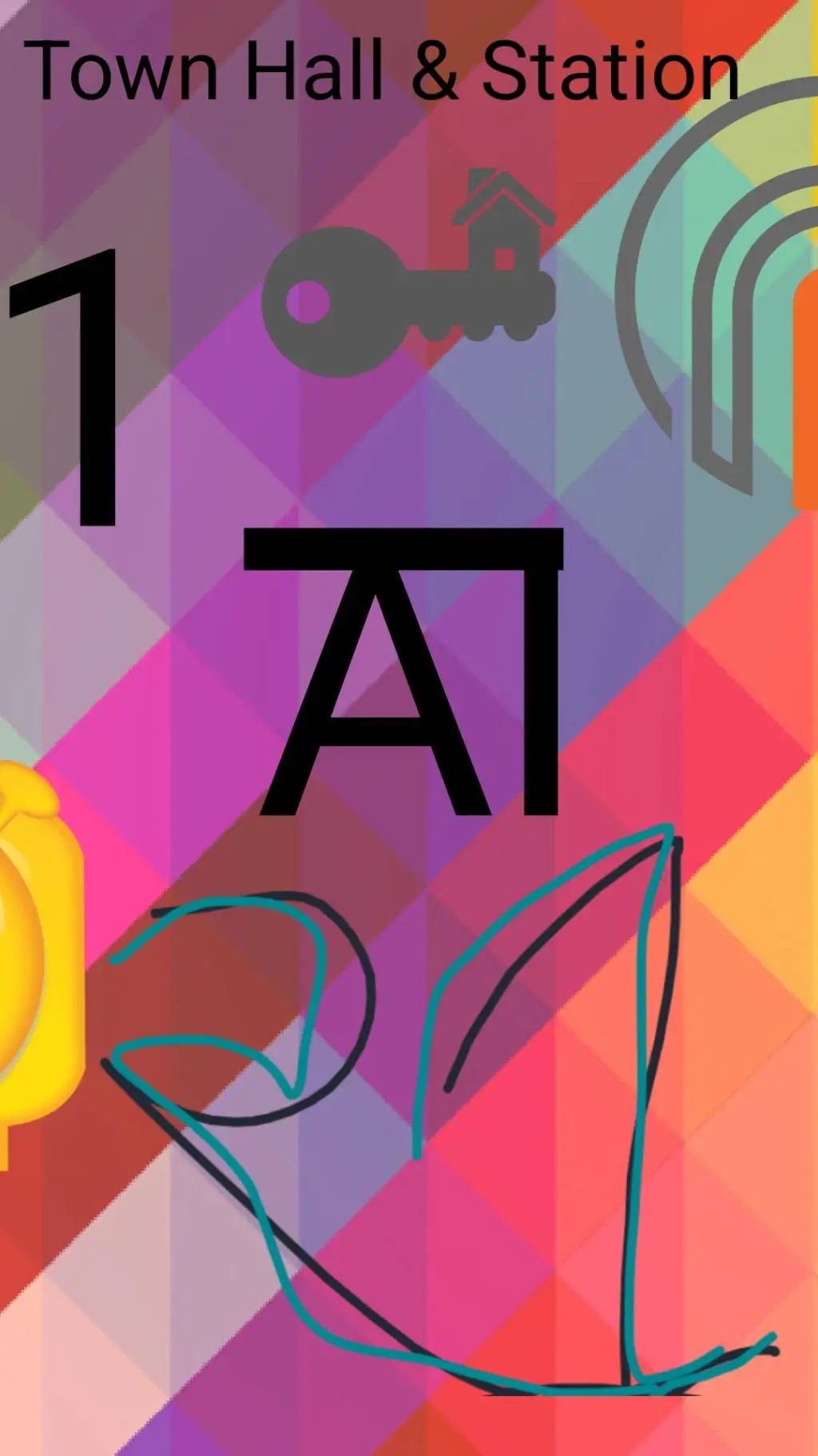 ai character: xell home and town background