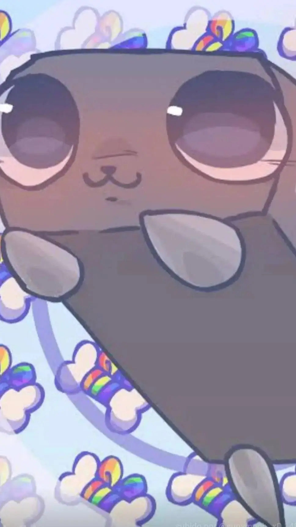 ai character: Pebble background