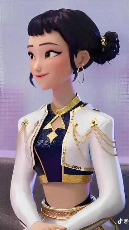 ai character: Zoey  background