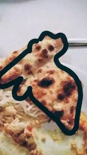 ai character: Tortilla dog. background