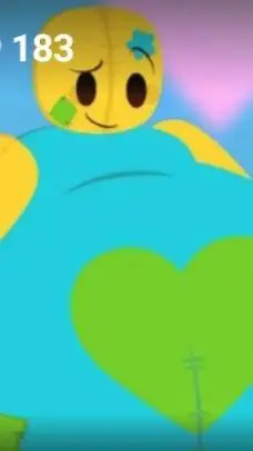 ai character: noob chubby plush background