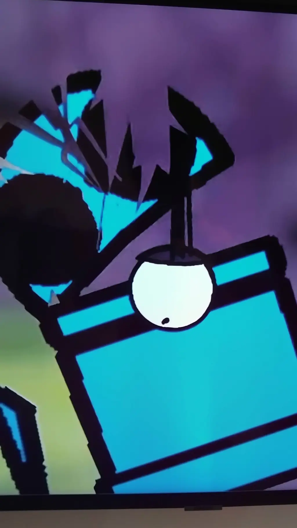 ai character: semibot azul... background