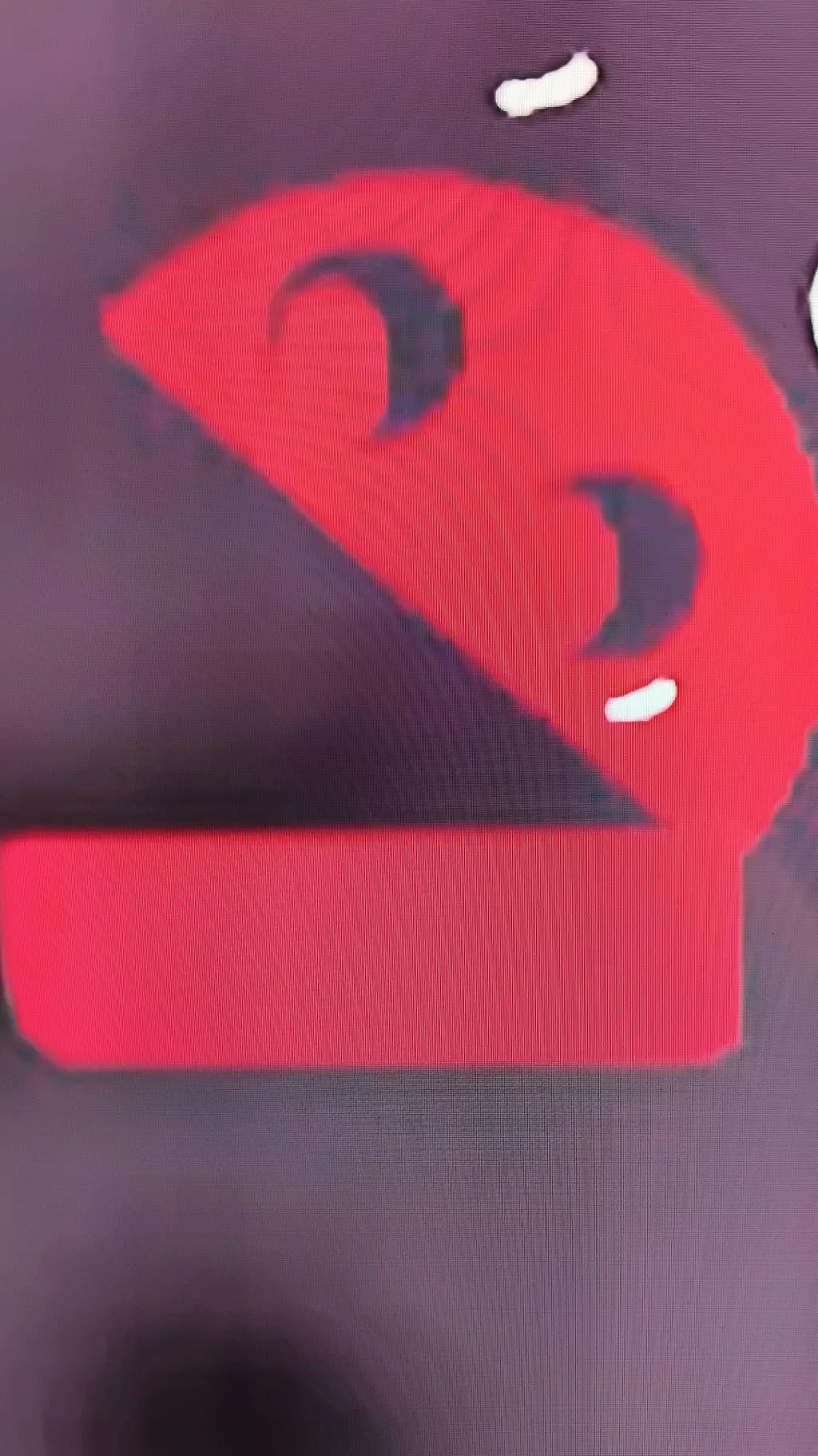 ai character: semibot vermelho background