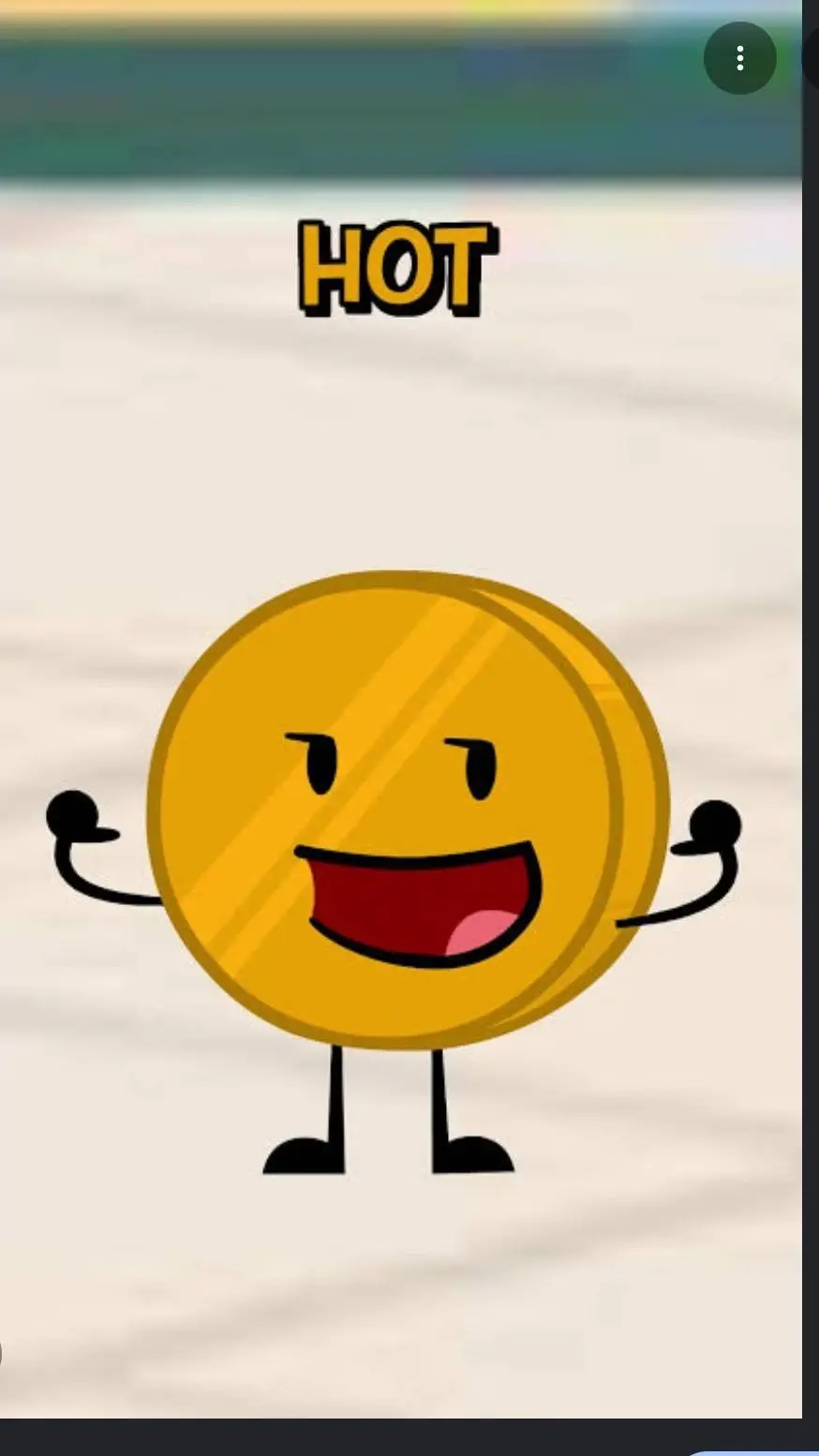 ai character: coiny background