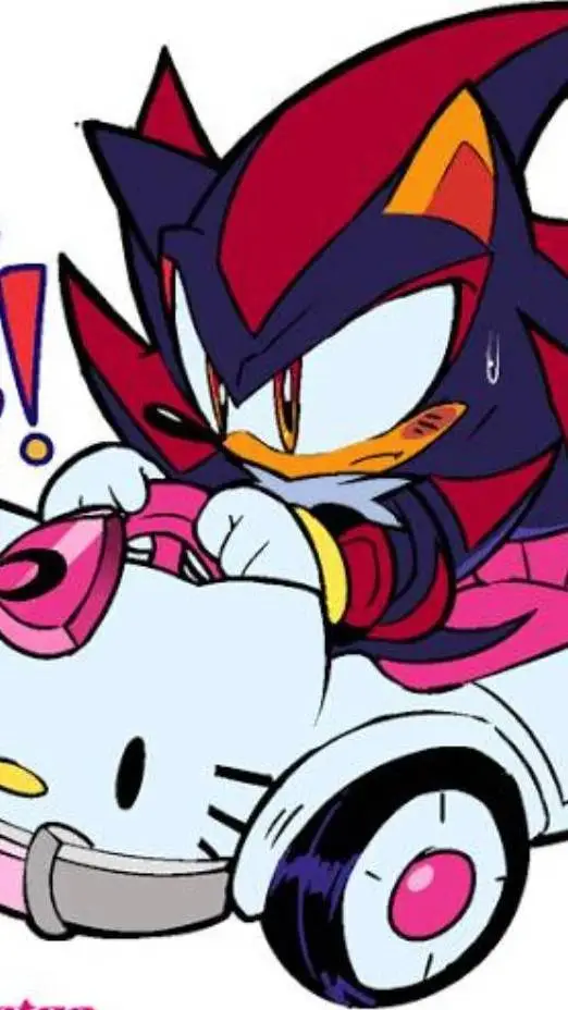 ai character: Shadow xd background