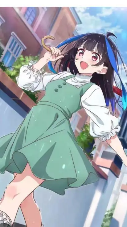 ai character: mini yaemori  background