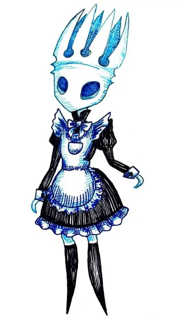 ai character: Pale king (maid) background