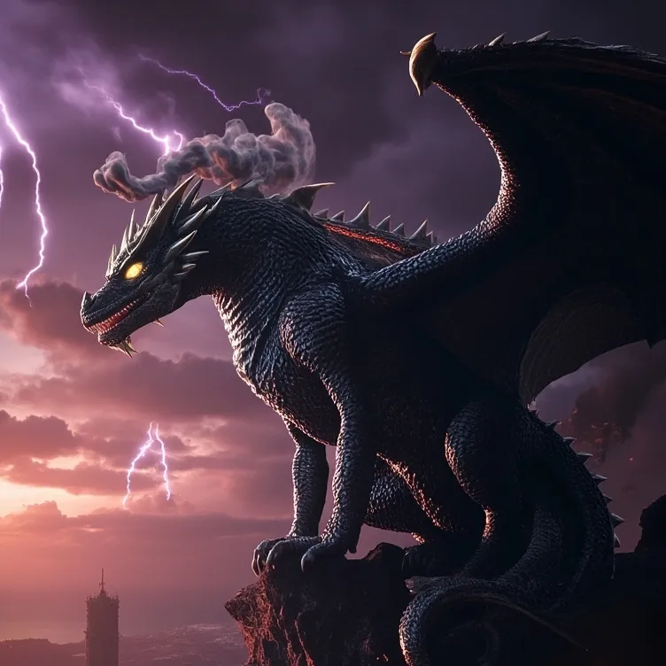 chat with ai character: dragon fire