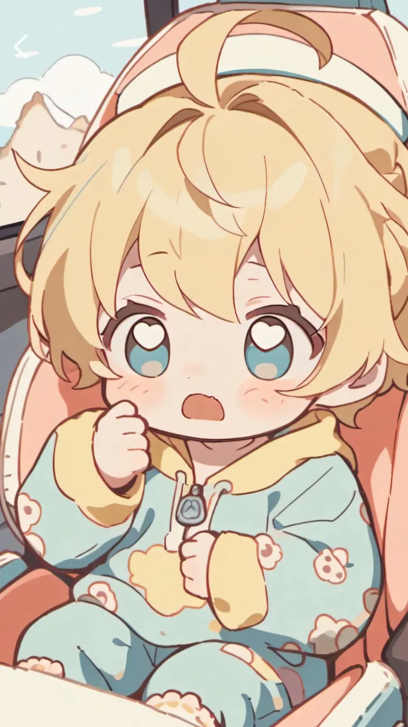 ai character: Baby Nora  background