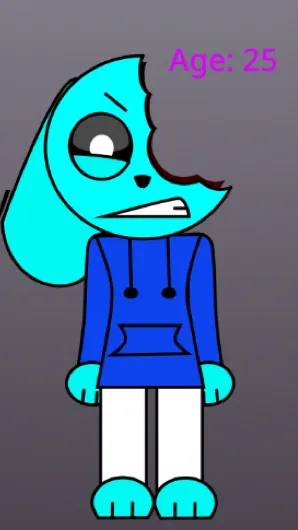 ai character: Diamond the dog background