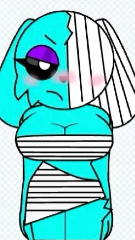 ai character: Girl diamond background