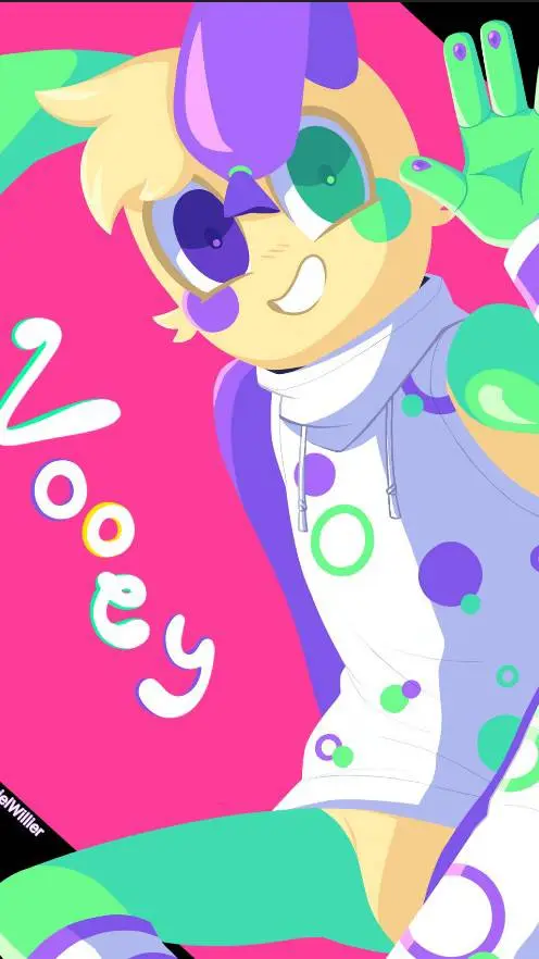 ai character:  Looey <3 background