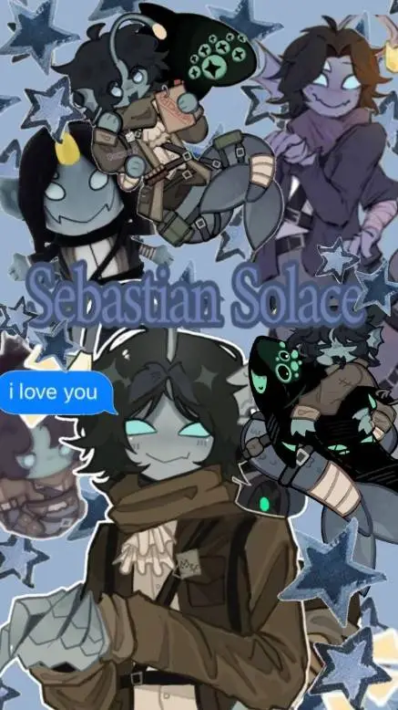 ai character: Sebastian Solace background