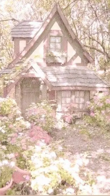 ai character: dreamcore forest  background