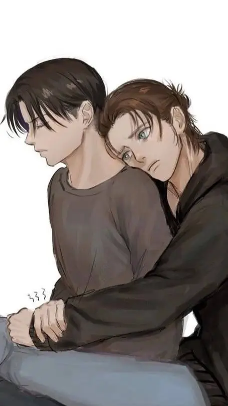 ai character: Levi x Eren background