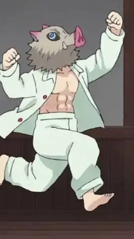 ai character: Inosuke x Tanjiro background