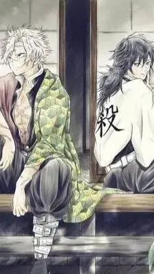 ai character: Sanemi x Giyuu background