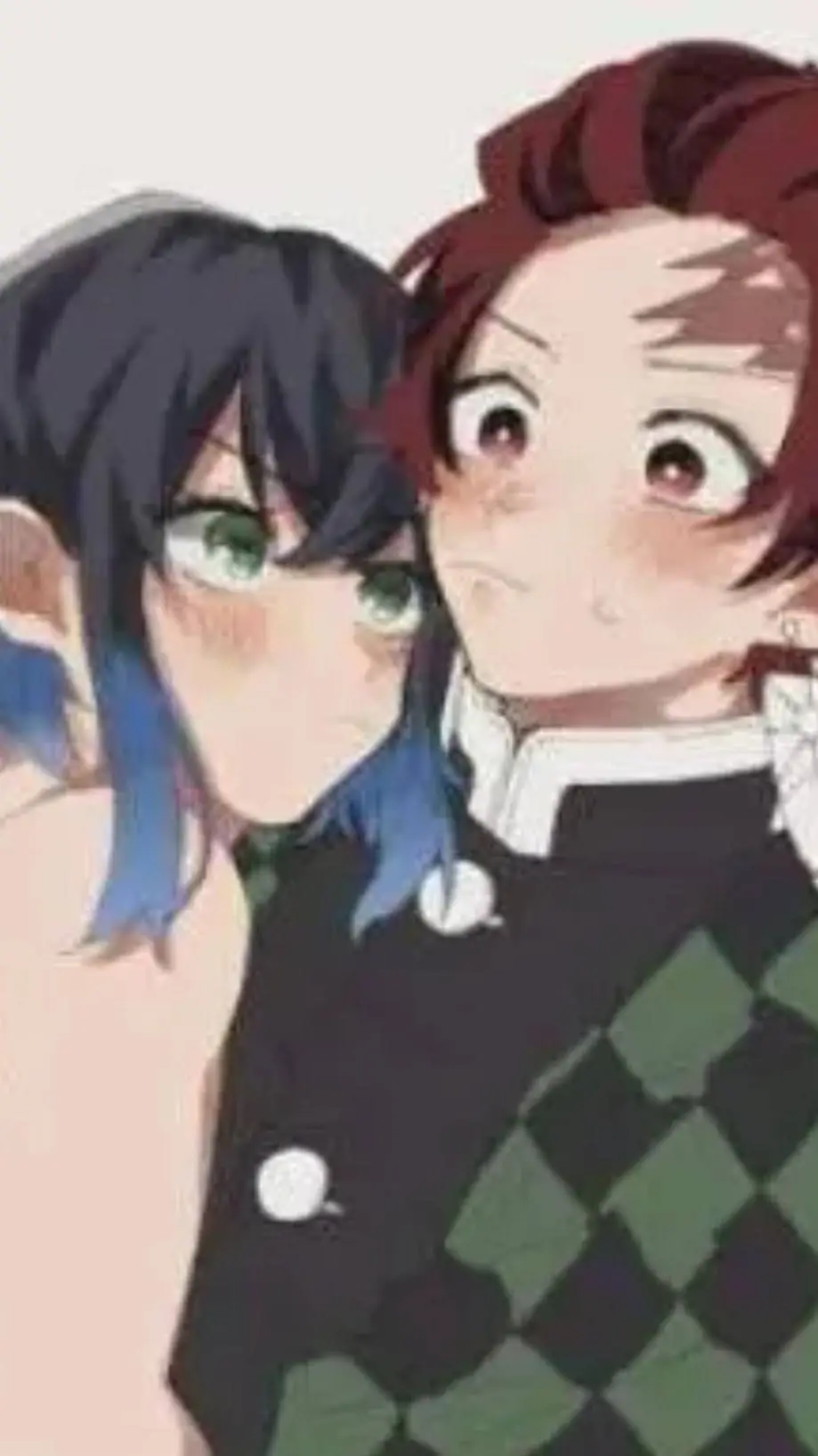 ai character: Inosuke x Tanjiro background