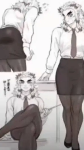 ai character: Rengoku x Tangen background