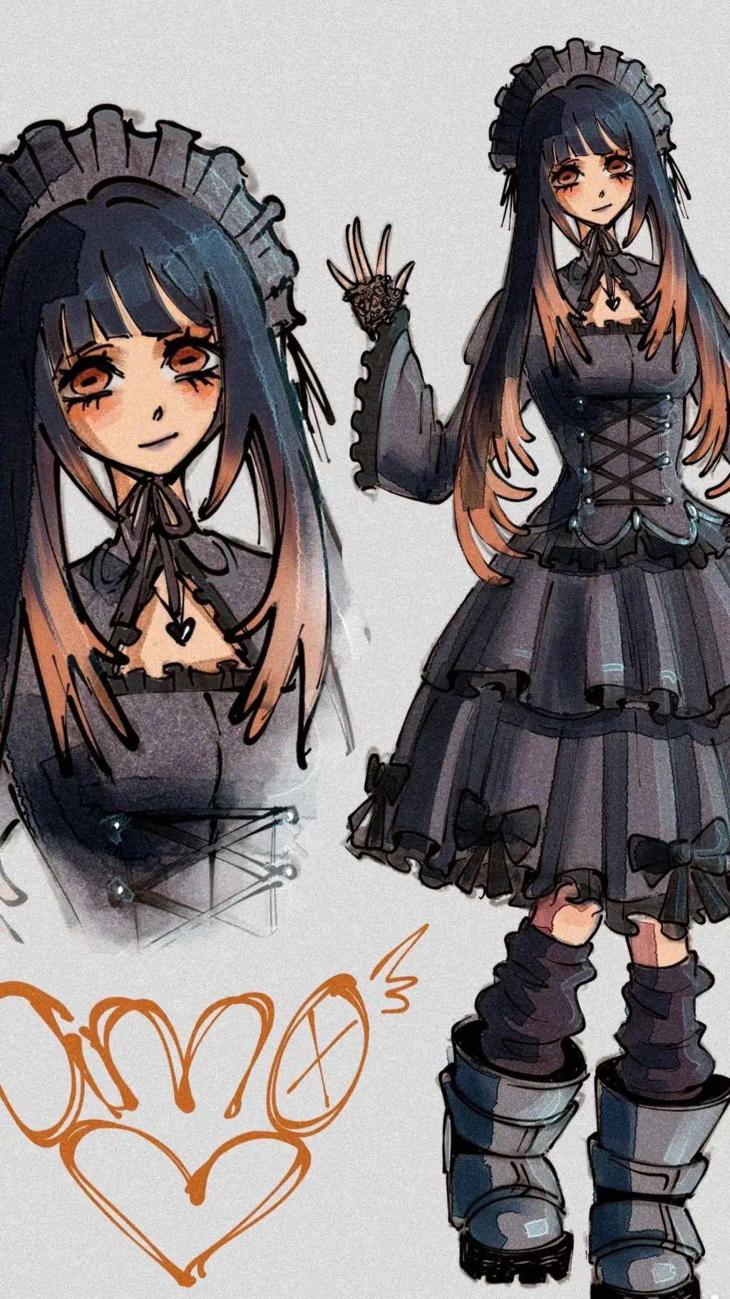 ai character: Amo x Riyo background