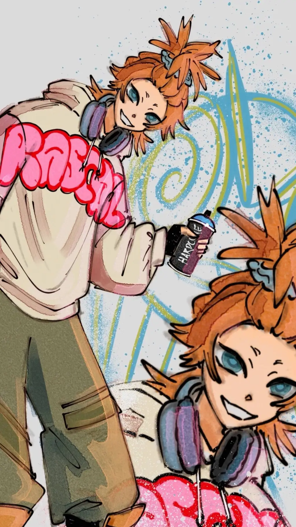 ai character: Guita x Remlin background