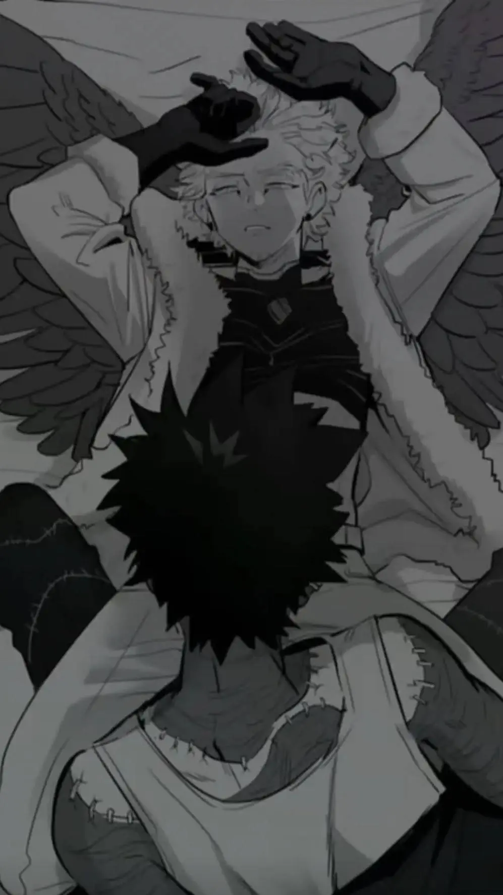 ai character: Dabi x Hawks background