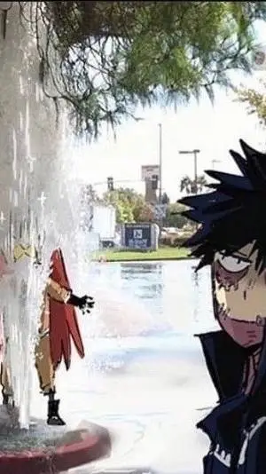 ai character: Dabi x Hawks background