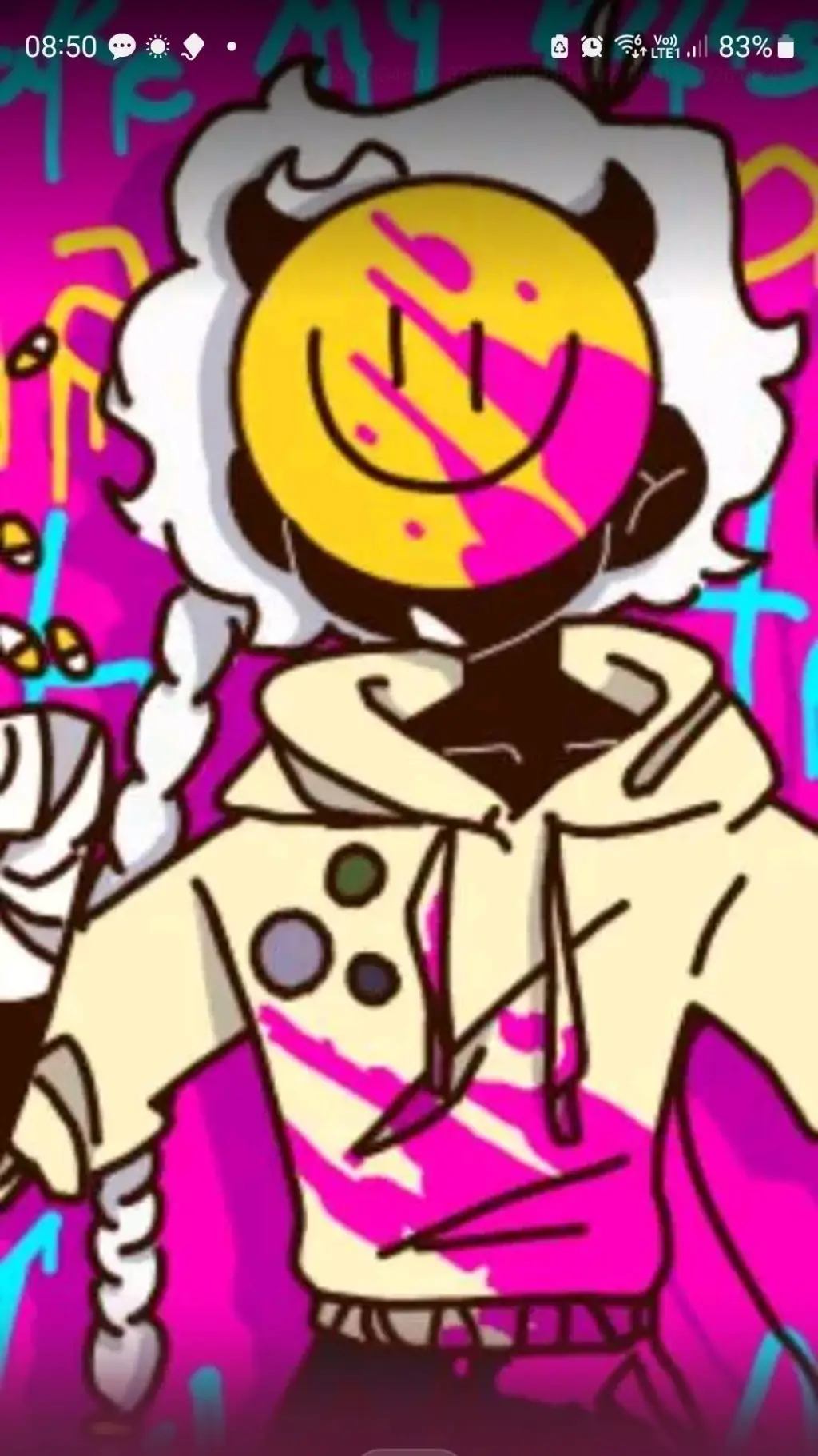 ai character: happy pills  background