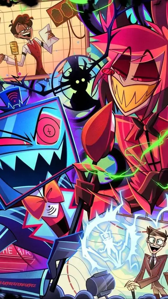 ai character: HH fight over you! background