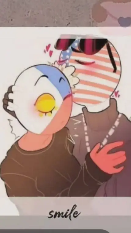 ai character: USA x Philippines background