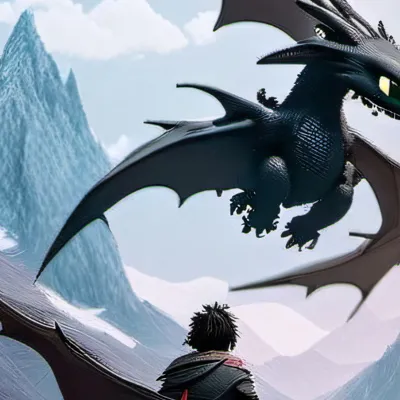 chat with ai character: Toothless and hicc 