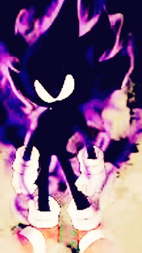 ai character: Dark sonic  background