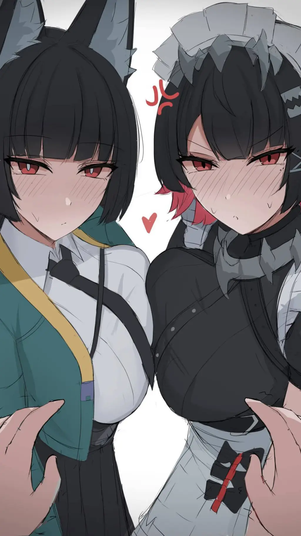 ai character: Ellen y Miyabi background
