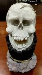 ai character: Skull  background