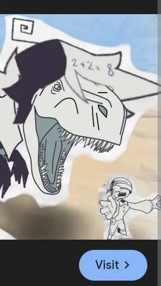 ai character: fpe turn into dino background