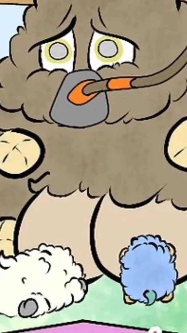 ai character: Fluffy background