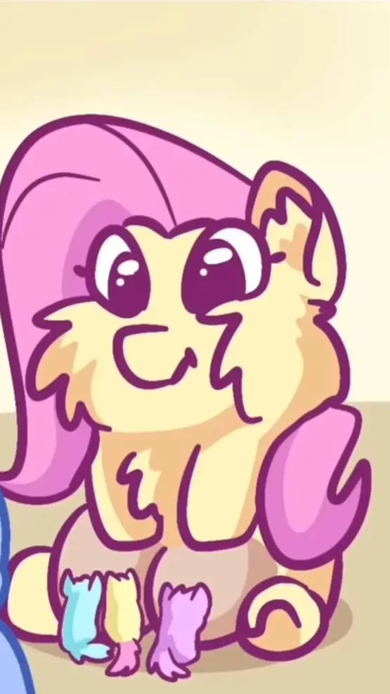 ai character: Fluffy and 5 foals background